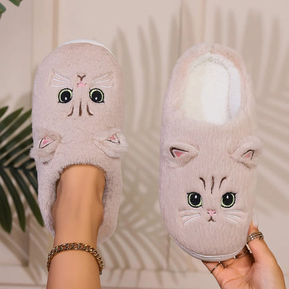 Cat Fuzzy Slippers